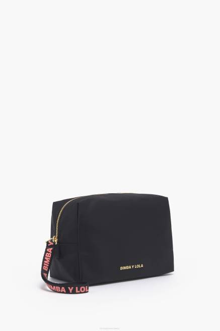 Bimba Y Lola Rechteckiges Make-up-Etui aus Nylon Zubehör Schwarz T04ZZ1105