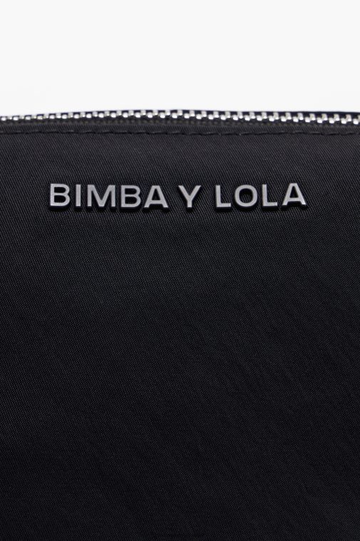 Bimba Y Lola Trapezförmiges Make-up-Etui aus Nylon Schwarz Zubehör T04ZZ1114
