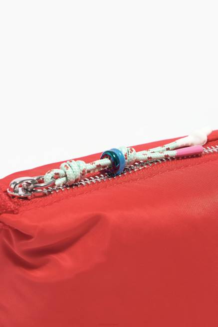 Bimba Y Lola Trapezförmiges Make-up-Etui aus Nylon Zubehör Rot T04ZZ1112