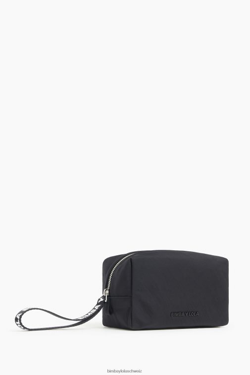 Bimba Y Lola Make-up-Etui aus Nylon Schwarz Zubehör T04ZZ1134