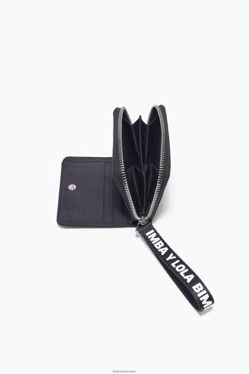 Bimba Y Lola Nylon-Geldbörse mit Klappe Schwarz Zubehör T04ZZ1132