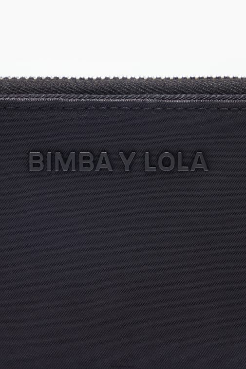 Bimba Y Lola Nylon-Geldbörse mit Klappe Schwarz Zubehör T04ZZ1132