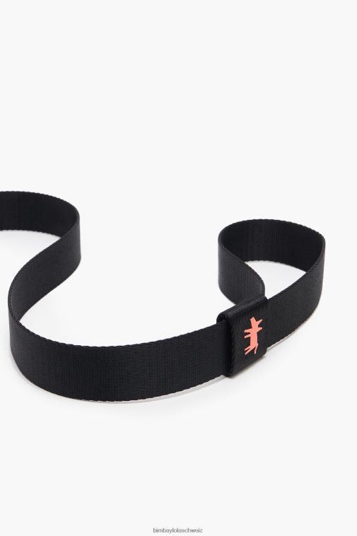 Bimba Y Lola Haustierleine mit Logo Schwarz Zubehör T04ZZ973