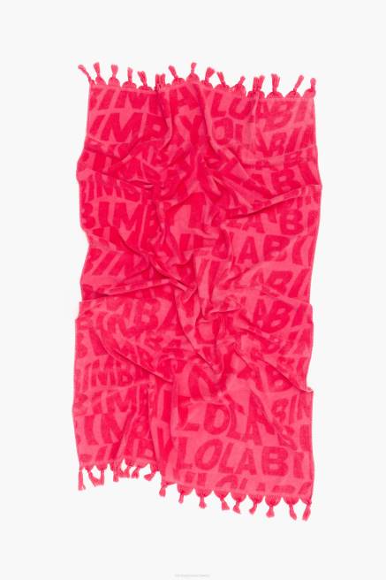 Bimba Y Lola Handtuch mit Jacquard-Logo Zubehör Fuchsie T04ZZ876