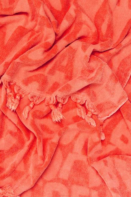 Bimba Y Lola Handtuch mit Jacquard-Logo Zubehör orange T04ZZ877