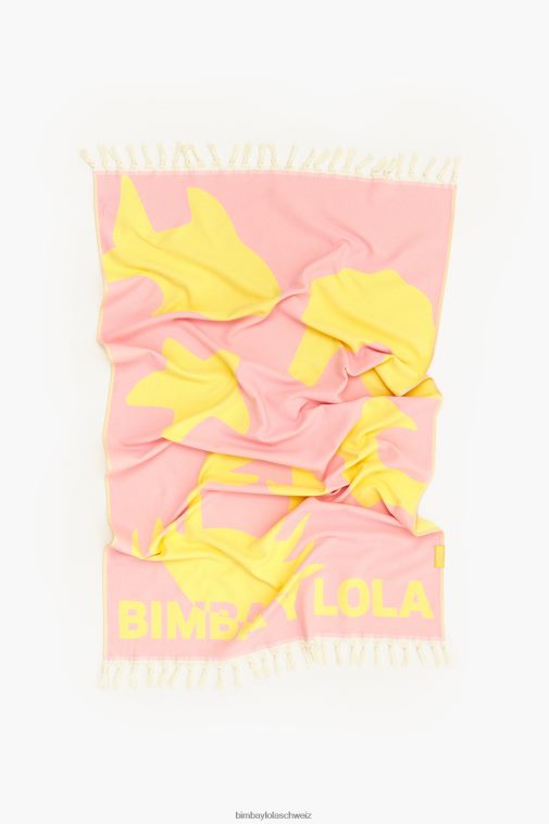 Bimba Y Lola Jacquard-Handtuch Rosa Zubehör T04ZZ890