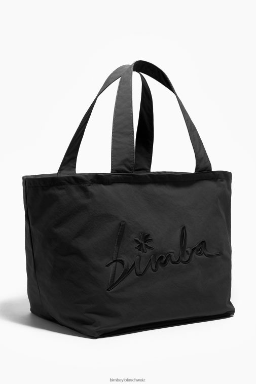 Bimba Y Lola Nylon-Shopper-Tasche Schwarz Zubehör T04ZZ125