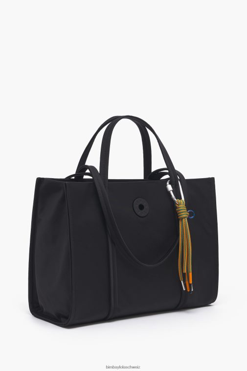 Bimba Y Lola Nylon-Shopper-Tasche Schwarz Zubehör T04ZZ136