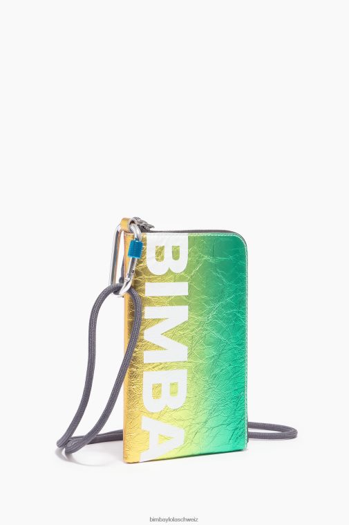 Bimba Y Lola Minitasche aus Leder Silber Zubehör T04ZZ165