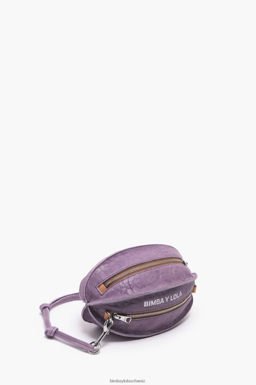 Bimba Y Lola Pelota-Tasche aus Leder lila Zubehör T04ZZ137