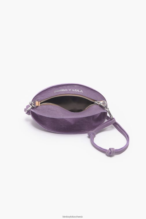 Bimba Y Lola Pelota-Tasche aus Leder lila Zubehör T04ZZ137