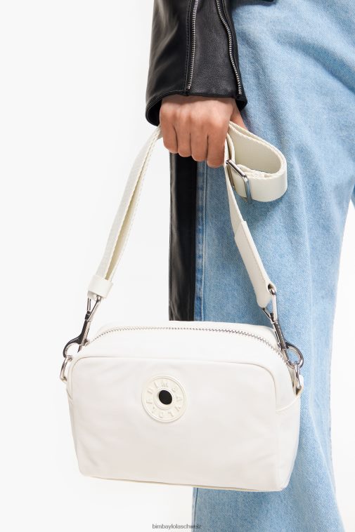 Bimba Y Lola Umhängetasche aus Nylon Knochen Zubehör T04ZZ28