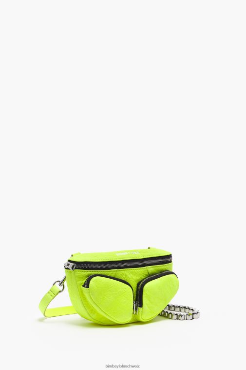 Bimba Y Lola Gürteltasche aus Leder Gelb Zubehör T04ZZ169