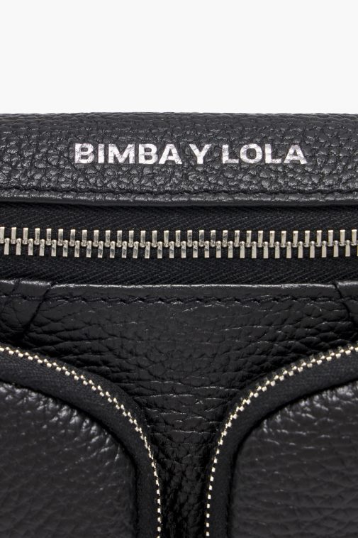 Bimba Y Lola Gürteltasche aus Leder Schwarz Zubehör T04ZZ14
