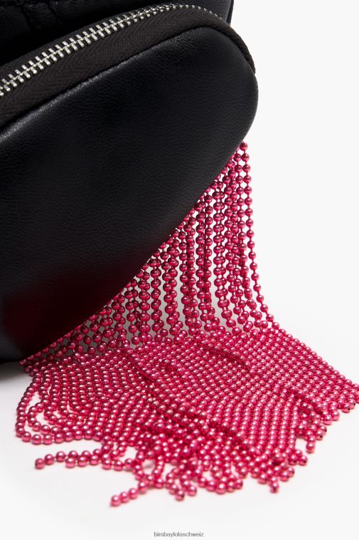Bimba Y Lola Gürteltasche aus Leder Schwarz Zubehör T04ZZ21