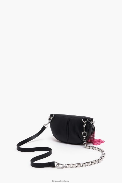 Bimba Y Lola Gürteltasche aus Leder Schwarz Zubehör T04ZZ21