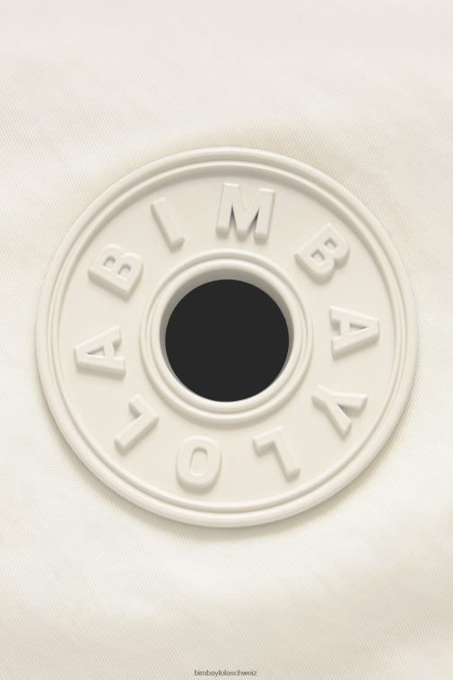 Bimba Y Lola Geraffte Umhängetasche aus Nylon Stein Zubehör T04ZZ91