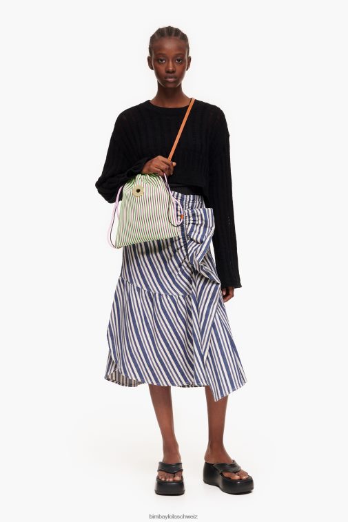 Bimba Y Lola Gestrickte Beuteltasche Gelb Zubehör T04ZZ88