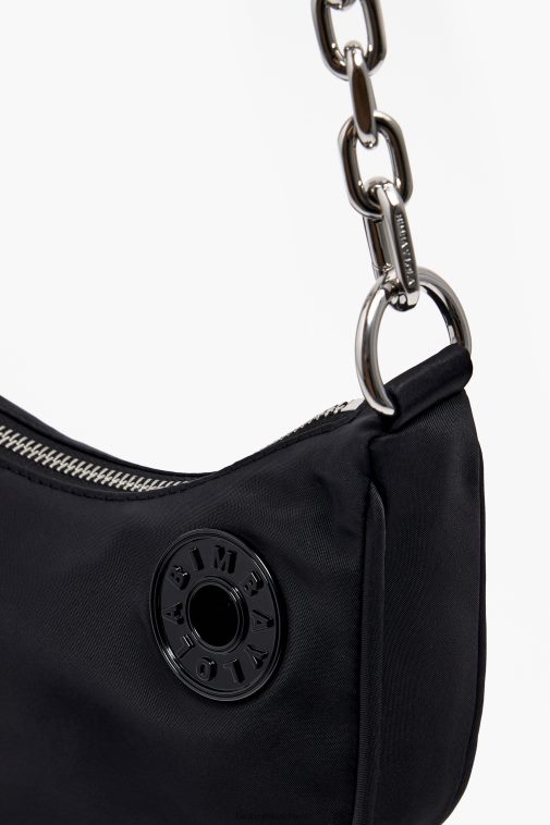 Bimba Y Lola Mondtasche aus Nylon Schwarz Zubehör T04ZZ102