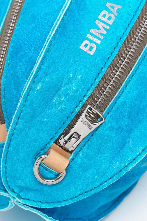 Bimba Y Lola Pelota-Tasche aus Leder Aqua Zubehör T04ZZ1