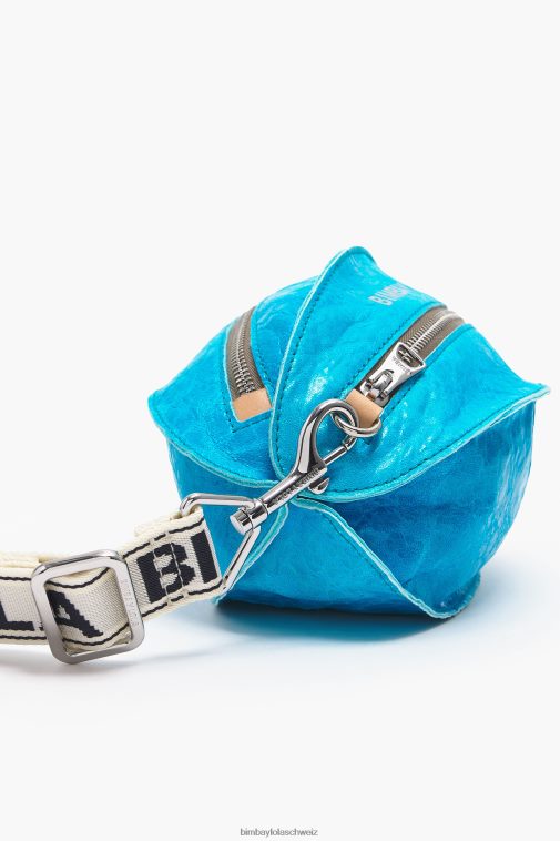 Bimba Y Lola Pelota-Tasche aus Leder Aqua Zubehör T04ZZ1