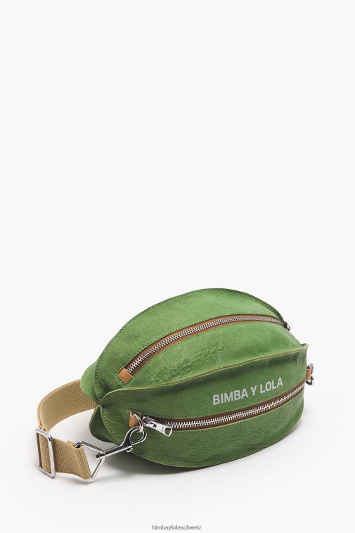 Bimba Y Lola Pelota-Tasche aus Leder Grün Zubehör T04ZZ69