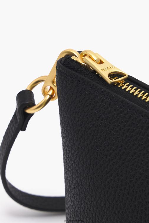 Bimba Y Lola Trapezförmige Umhängetasche aus Leder Schwarz Zubehör T04ZZ12