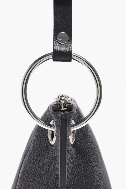 Bimba Y Lola Umhängetasche aus Leder Schwarz Zubehör T04ZZ43