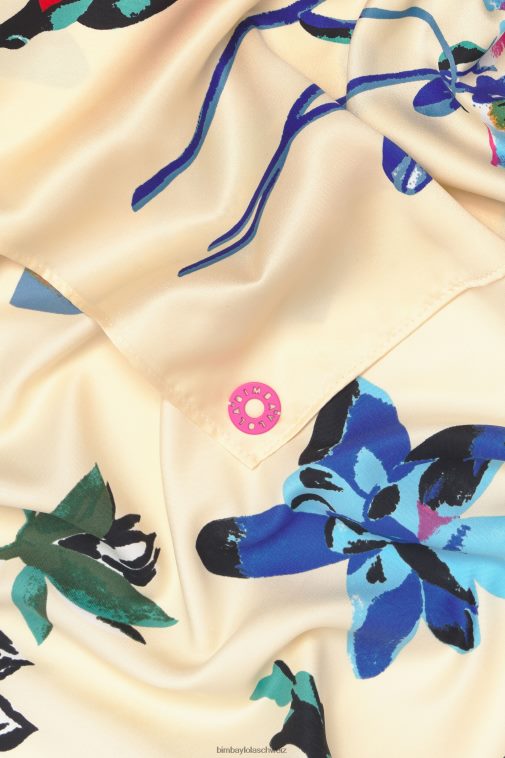 Bimba Y Lola Blumenschal Creme Zubehör T04ZZ605