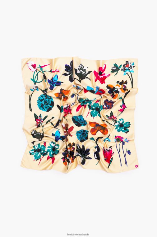 Bimba Y Lola Blumenschal Creme Zubehör T04ZZ605