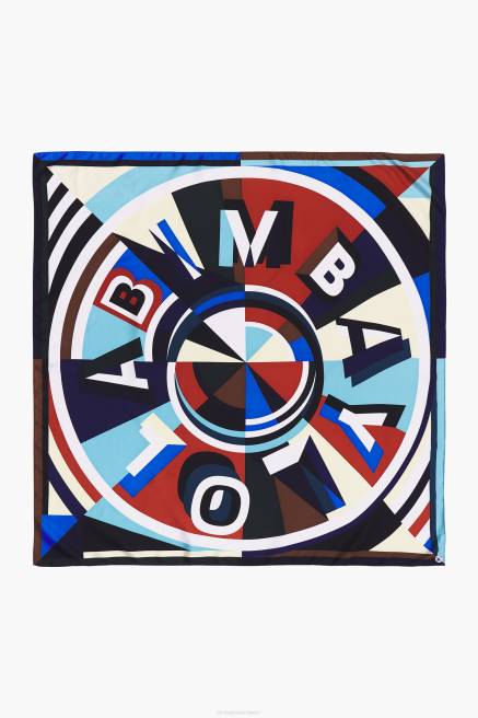 Bimba Y Lola Schal mit geometrischem Logo Zubehör Rot T04ZZ644