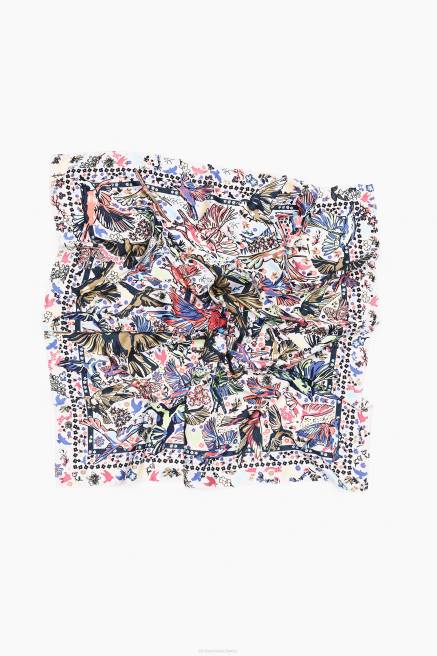 Bimba Y Lola Vogelschal Zubehör grau T04ZZ652