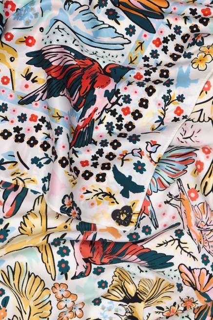 Bimba Y Lola Vogelschal Zubehör nicht-gerade weiss T04ZZ634