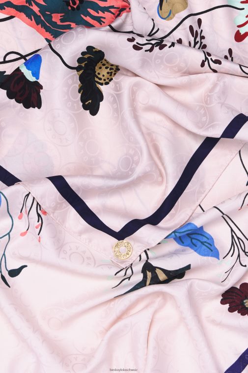 Bimba Y Lola leichter Blumenschal grau Zubehör T04ZZ607