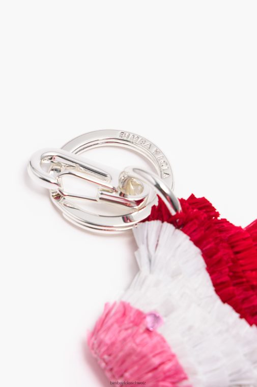 Bimba Y Lola Bast-Fisch-Schlüsselanhänger Rosa Zubehör T04ZZ946