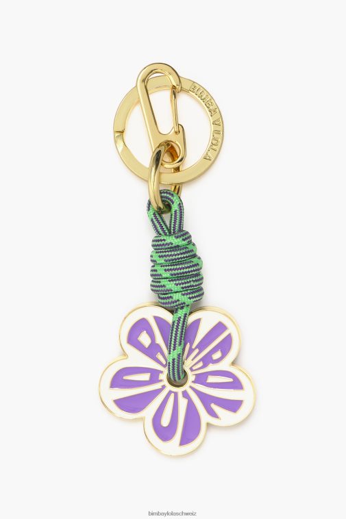 Bimba Y Lola Blumen-Schlüsselanhänger lila Zubehör T04ZZ950