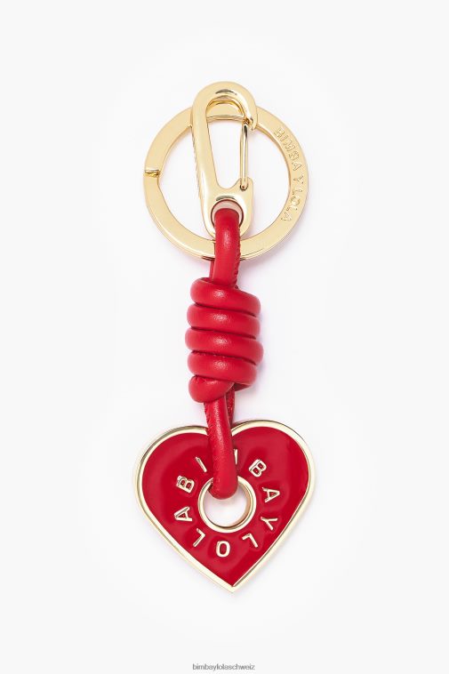 Bimba Y Lola Herz-Schlüsselanhänger Rot Zubehör T04ZZ955