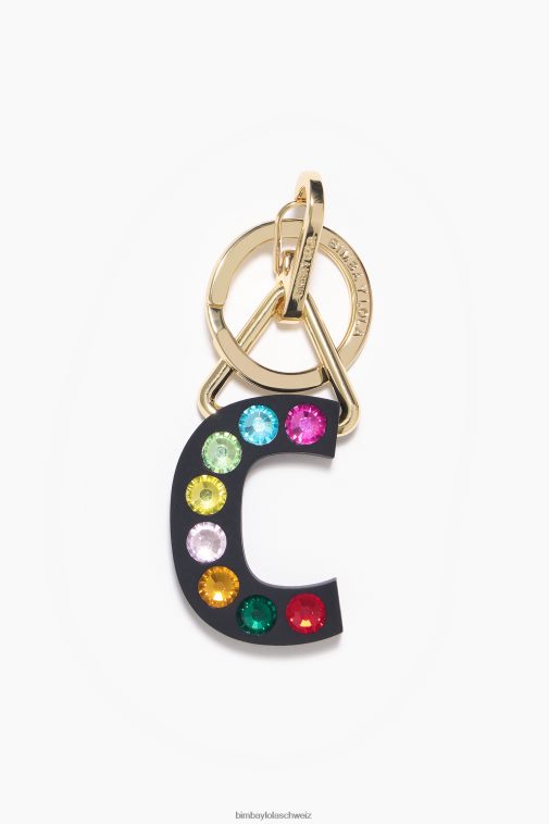 Bimba Y Lola Schlüsselanhänger aus Silikon mit Buchstaben C Zubehör T04ZZ958