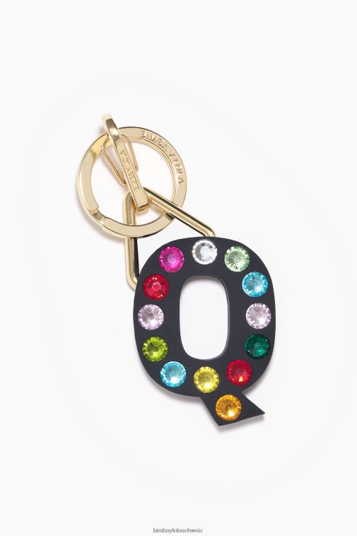 Bimba Y Lola Schlüsselanhänger aus Silikon mit Buchstaben Q Zubehör T04ZZ1187