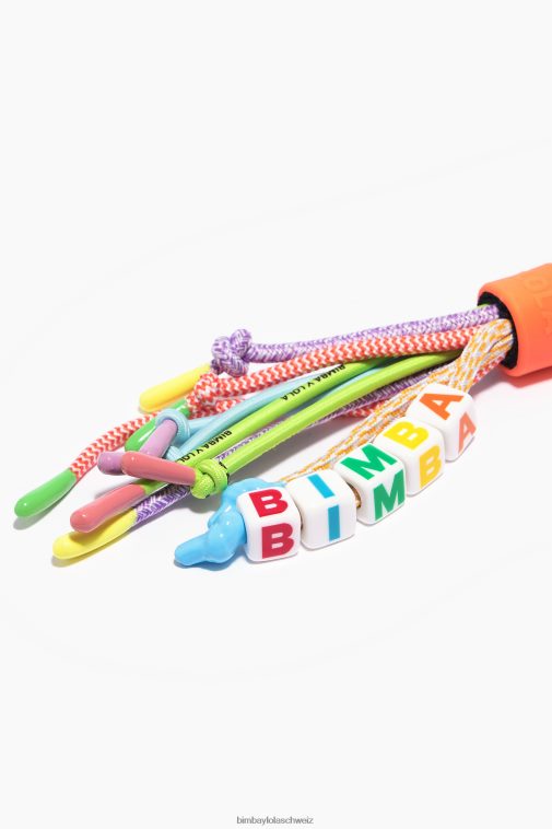 Bimba Y Lola Würfel-Schlüsselanhänger Koralle Zubehör T04ZZ943